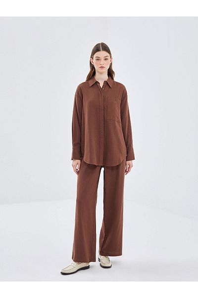 LC Waikiki LCW Elastic Waist Comfortable Fit Women's Trousers