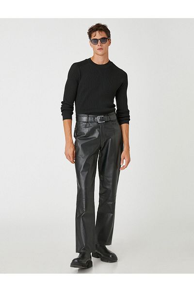 Koton Basic Knitted Sweater Crew Neck