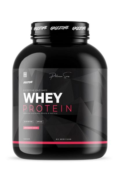 GRIZZONE Grizzy Pro Whey Protein 1800 Gr 60 Serve (Strawberry)
