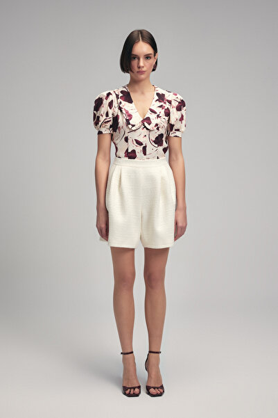 adL Pileli Tüvit Şort