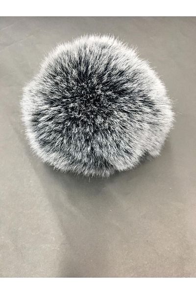 karantuhafiye Pompon / Yumoş Pompon 7 Cm Black Melted