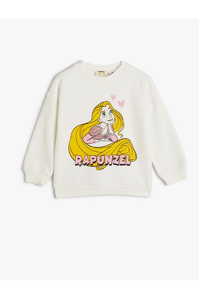 Koton Girl's Ecru Sweatshirt