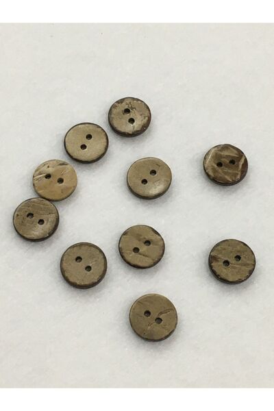 karantuhafiye Κουμπί κοκονάτ διαμέτρου 1,2 εκ. 10 τεμάχια