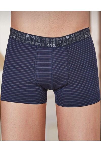 Berrak 4475 Ανδρικά ριγέ Lycra Boxers 12 τεμαχίων