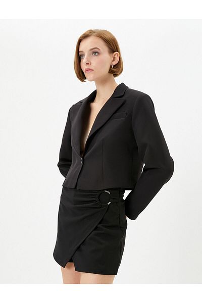 Koton Fustă mini Short Talie Normală cu Accesorii metalice