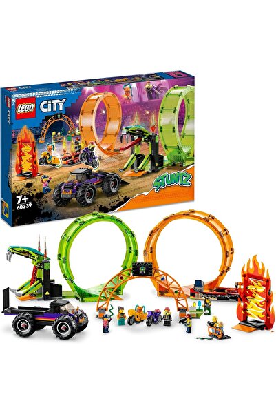 LEGO City Double Loop Stunt Arena 60339 Building Blocks Toy Set; Toys for Boy...