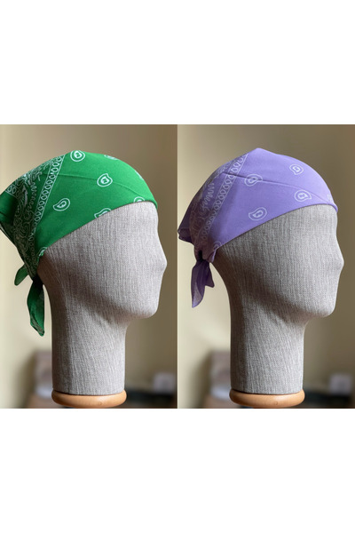 Rupen Kraft 2 τεμάχια 100% βαμβακερό μοτίβο μπαντάνα Κλασικό μοτίβο μπαντάνα έθνικ μοτίβο μπαντάνα