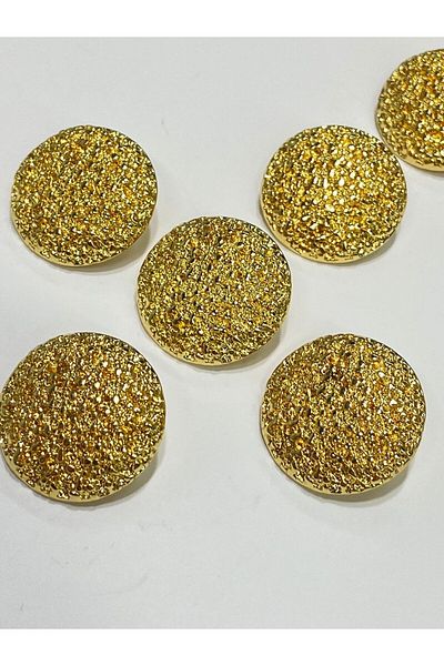 karantuhafiye Jacket Cape button / design button / special plated button / Gold Set of 6 2.2 Cm