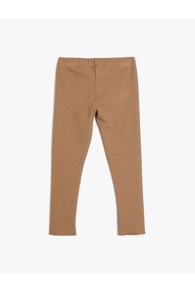 Koton Basic-Leggings mit Taschendetail und geripptem, elastischem Bund