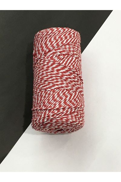 karantuhafiye Marteniçka Twine Red White New Year's Eve Wrapping Twine 200 gr