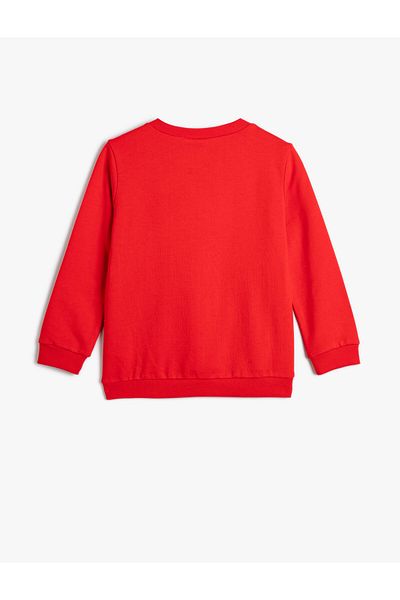 Koton Thor Sweatshirt Licensed Long Sleeve Crew Neck Cotton Raised