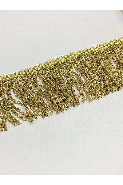 karantuhafiye Gold Colored 1 Merte Glitter Twist Tassel - Sofa Pillow Cover