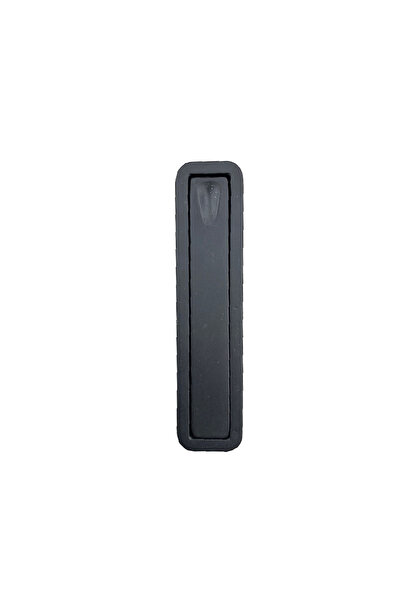 System Zxx 977 Sürme Kapı Alından Çekilen Gömme Kulp 32 Mm Siyah Renk 10 x 2.5 cm