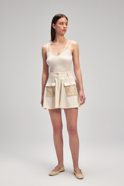 adL Cep Detaylı Şort