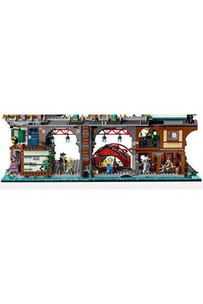 LEGO ®   نينجاجو ®   مجموعة بناء سيتي ماركتس 71799 (6,163 قطعة)، باللون الأسود