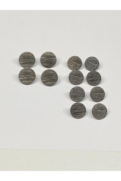 karantuhafiye Blazer Jacket Button Striped Money Model Anthracite