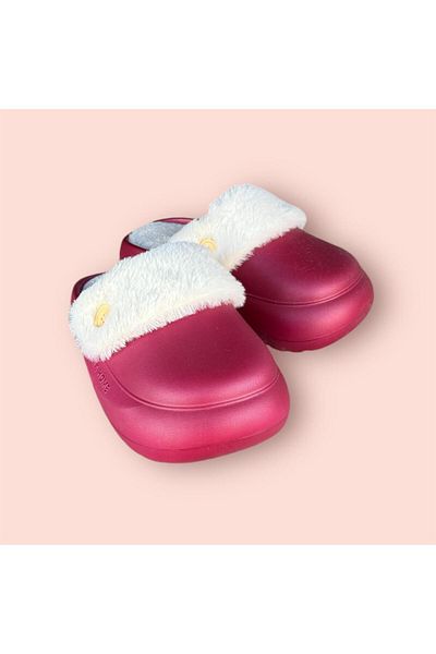 Sonimix Women's Furry Inside Removable and Washable Light Sole Fluffy Slippers