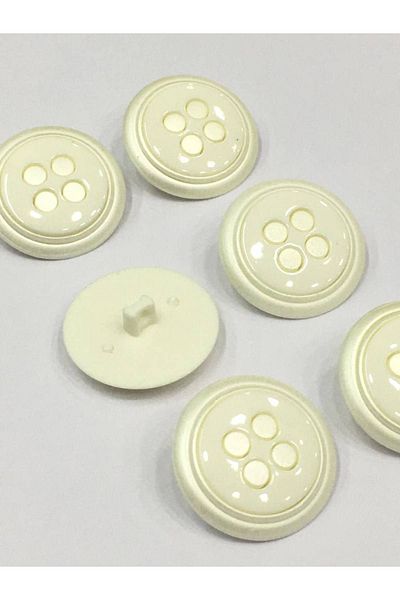 karantuhafiye Trench Coat and Jacket Button Set of 6 Cream