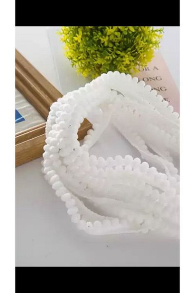 karantuhafiye Ribbon Pompom / Mini Pompom Ribbon / 5 Meters