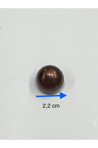 karantuhafiye Kaban Ceket Trençkot Düğmesi Bombeli Özel Kaplama Mat Bakır Eskitme 6'lı set 2,2 cm