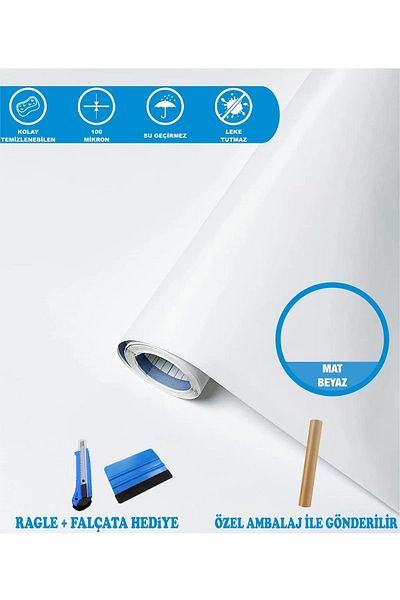 Rabadon Self Adhesive Refrigerator and Dishwasher Covering Foil Set 122 X 200 70 X 100cm