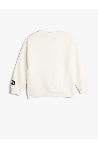 Koton Sweatshirt Looney Tunes Printed Licensed Long Sleeve Crew Neck Ribbed