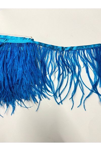 karantuhafiye Ostrich Feather Blue / 1 Meter