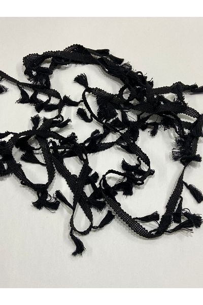 karantuhafiye 2 Meters Authentic Cotton Tassel Ribbon - 3 CM