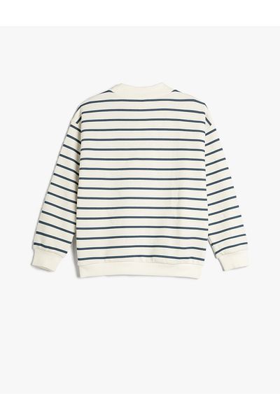 Koton Sweat Stehkragen Langarm