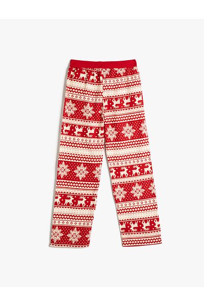 Koton Pantaloni de pijama de damă bordeaux