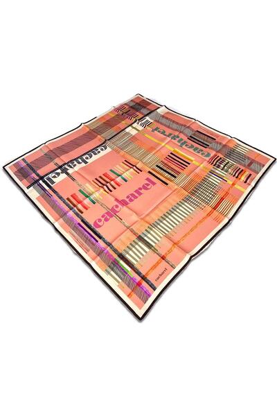 Cacharel Somon Karma Desen Tivil Ipek Eşarp 8848313-961