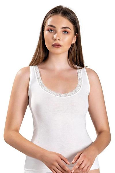 Jiber 617 V-Neck Wide Strap Lace Tank Top 12 Pieces