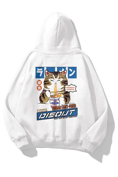 1blood Hanorac alb unisex Disout