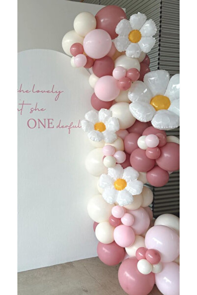 Çemrek Süs Parti Набір повітряних кульок рожевих відтінків, 84 шт. Включає фо...