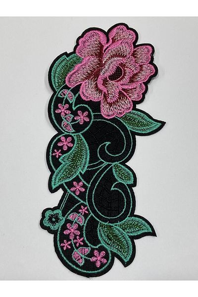 karantuhafiye Embroidery Rose Applique - Rose Gluing Applique