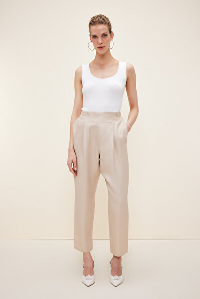 Love My Body Elastic Waist Trousers
