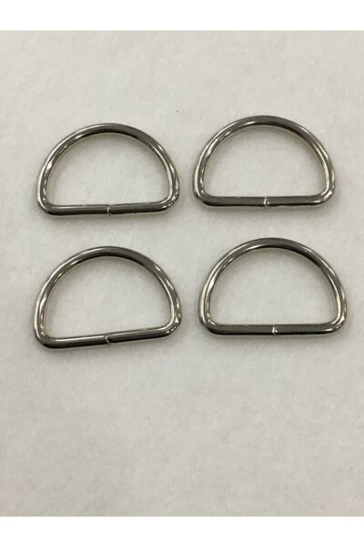 karantuhafiye Δαχτυλίδια τσάντας D Σιδερένια 3,5 εκ. Σετ 4 τεμαχίων