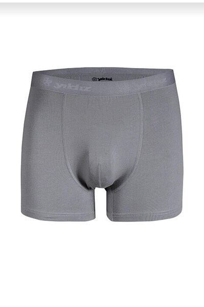 YILDIZ Γκρι 41 Ανδρικά Modal Lycra Boxers - 10 Τεμάχια