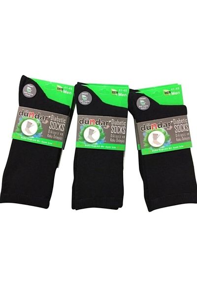 Dündar Plus 6982 Men's Bamboo Diabetic Socks 12 Pieces