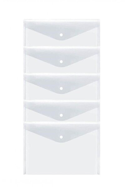 E&D OFİS E&D Ofis Eco Çıtçıtlı Şeffaf Zarf Dosya 5 Adet