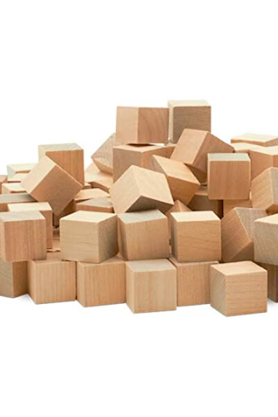 KÜTÜKhouse Ahşap Takoz 9x9 Cm (2 Adet)