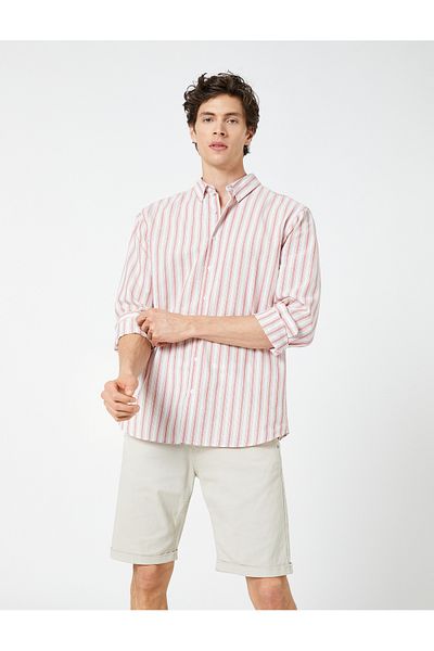 Koton Basic Shirt Classic Collar Long Sleeve