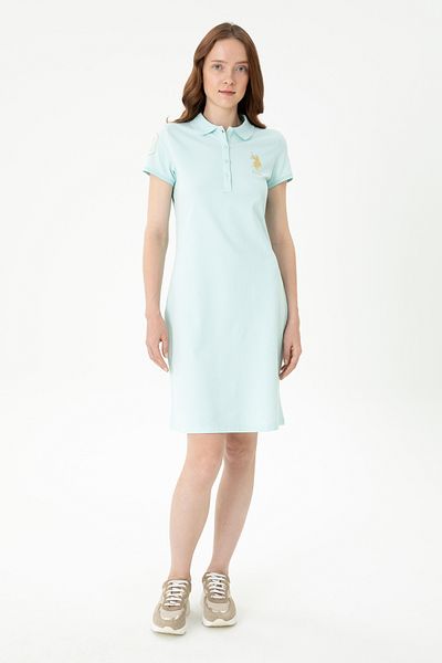U.S. Polo Assn. Rochie tricotată mentă de damă 50262696-VR090