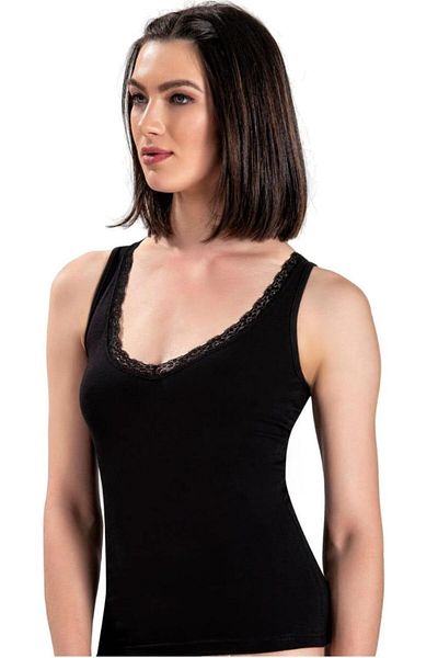 Jiber 617 V-Neck Wide Strap Lace Tank Top 12 Pieces