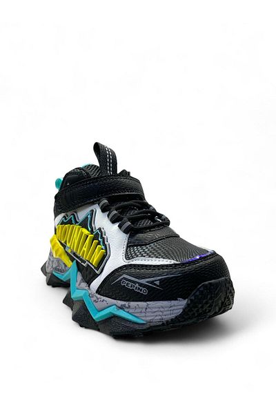 pepino 1846 Orthopedic Boy's Black/Yellow Boots