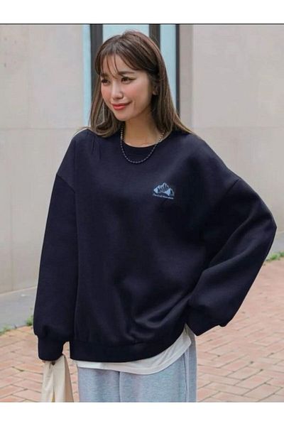 Hunors Sportswear & Company Unisex Crew Neck Oversize Back Printed Sweatshirt
