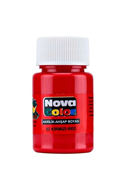 Nova Color KIRMIZI 30 CC ŞİŞE AKRİLİK BOYA
