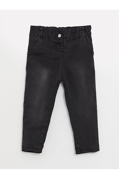 LC Waikiki Pantaloni de bază pentru fetiță, cu talie elastică LCW