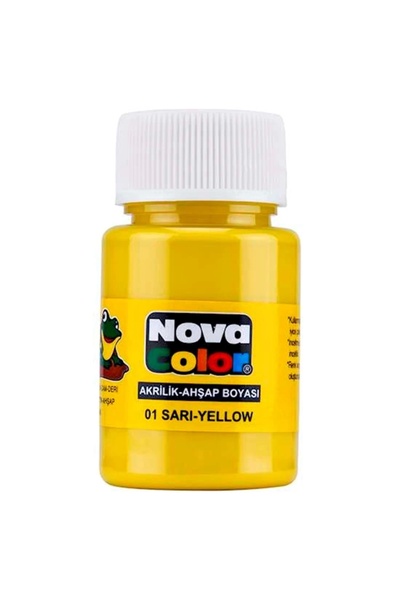 Nova Color SARI 30 CC ŞİŞE AKRİLİK BOYA