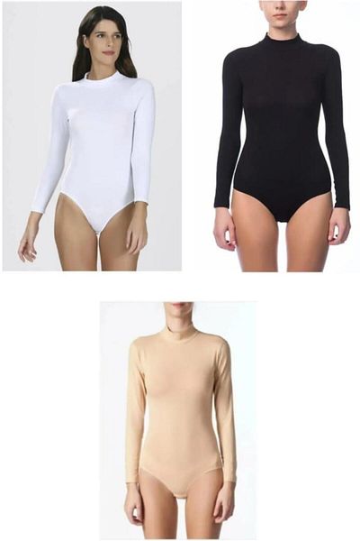NBB 2960 Women's Long Sleeve Multicolor Snap Body 6 Pieces